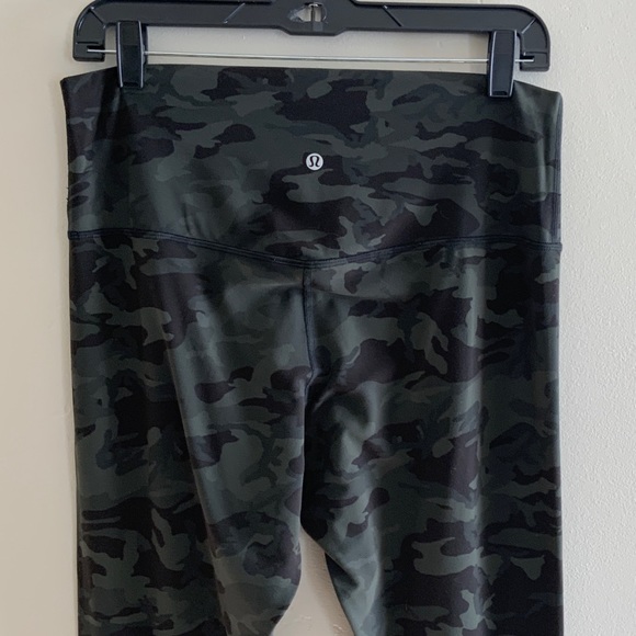 Lululemon Align Camo Full Length 28” Incognito Gator Green Size 12 - Picture 10 of 16